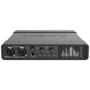 Motu MOTU 04 0036 Ultralite Mk5 USB Ses Kartı (Üst Segment) | 18 Giriş 22 Çıkış, ESS Sabre32 DAC Teknolojisi, Profesyonel Masaüstü Kayıt Çözümü